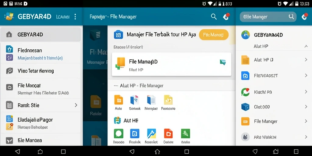 Antarmuka GEBYAR4D yang user-friendly dan fungsional.