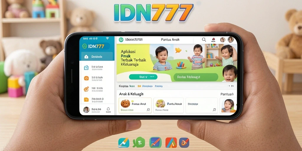 Antarmuka IDN777 yang intuitif dan mudah digunakan untuk Pantau Anak.