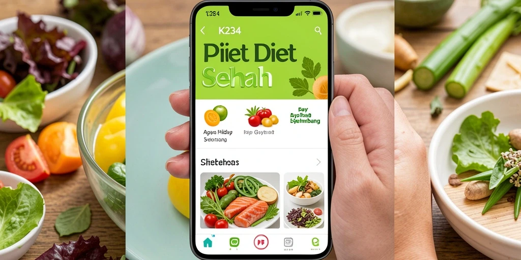 Tampilan antarmuka K234 yang ramah pengguna untuk diet sehat.