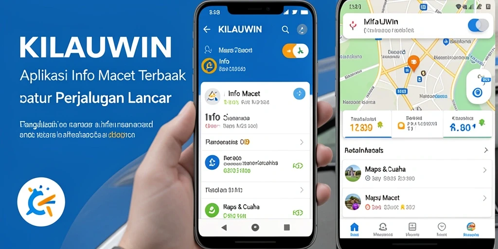 Tampilan antarmuka KILAUWIN yang jelas dan informatif untuk Info Macet.