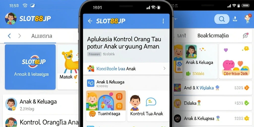 Tampilan antarmuka SLOT88JP yang ramah untuk kontrol orang tua.