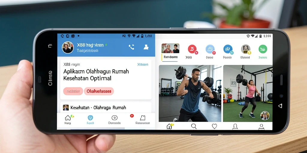 Antarmuka aplikasi X88 yang ramah pengguna dan fungsional.