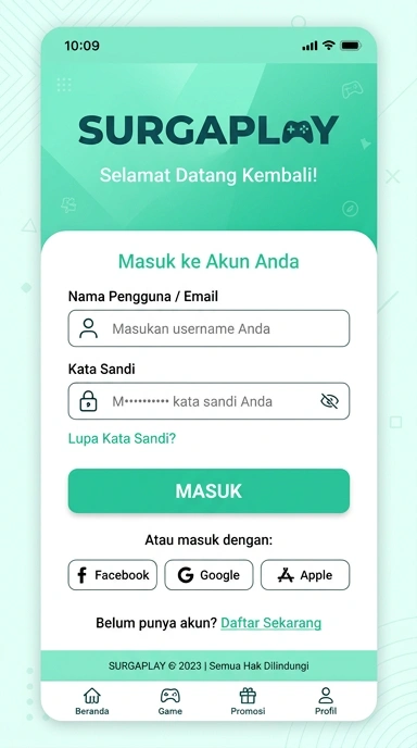 Masuk ke Akun Surgaplay dengan Mudah